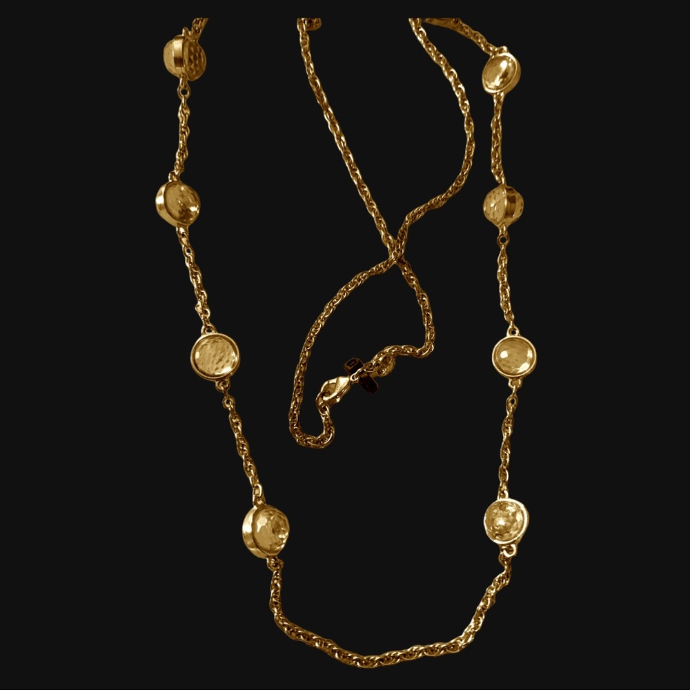 J CREW AMBER CANNONBALL NECKLACE